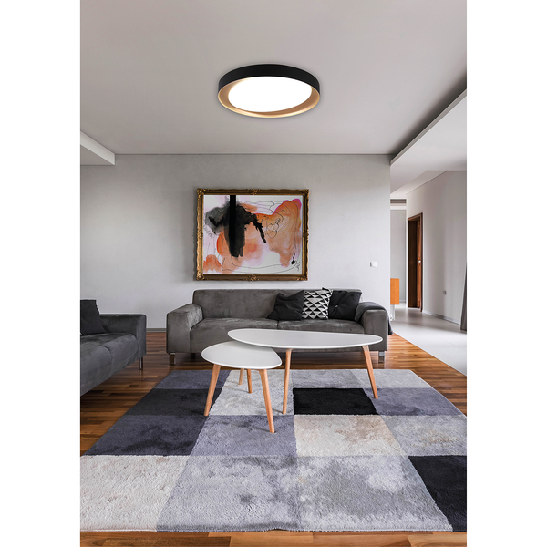 LED-Deckenleuchte Zeta I - Polycarbonat - 1-flammig