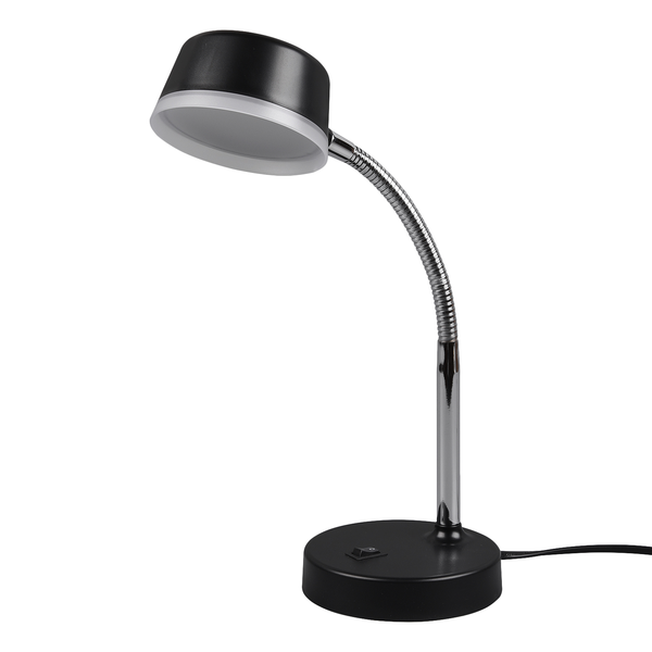LED-Tischleuchte Kiko - Polyethylen - 1-flammig - Schwarz