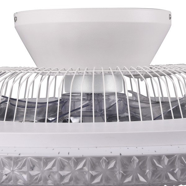 LED-Deckenventilator Harstad - Aluminium - 1-flammig