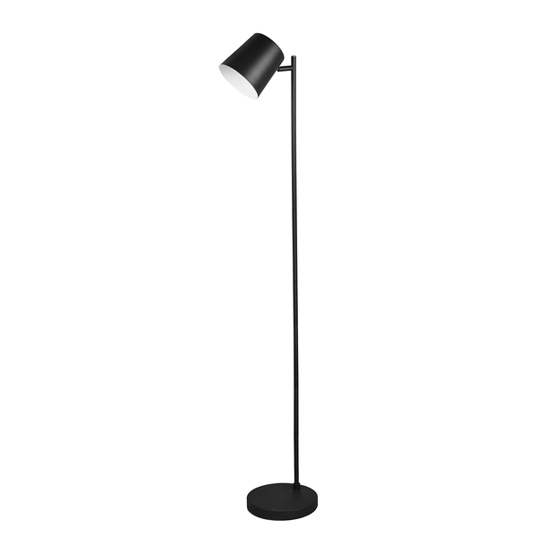 LED-Stehleuchte Blake - Aluminium - 1-flammig - Schwarz
