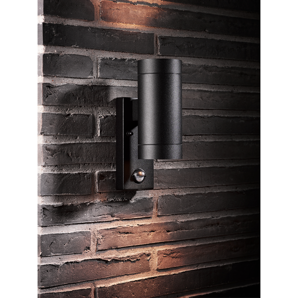 Wandleuchte Tin Maxi Double Sensor - Aluminium - 2-flammig