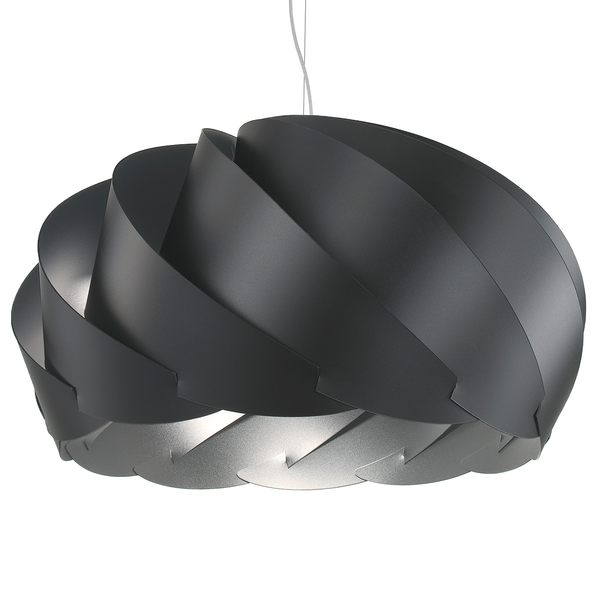 Pendelleuchte Globe - Schwarz - Höhe: 35 cm