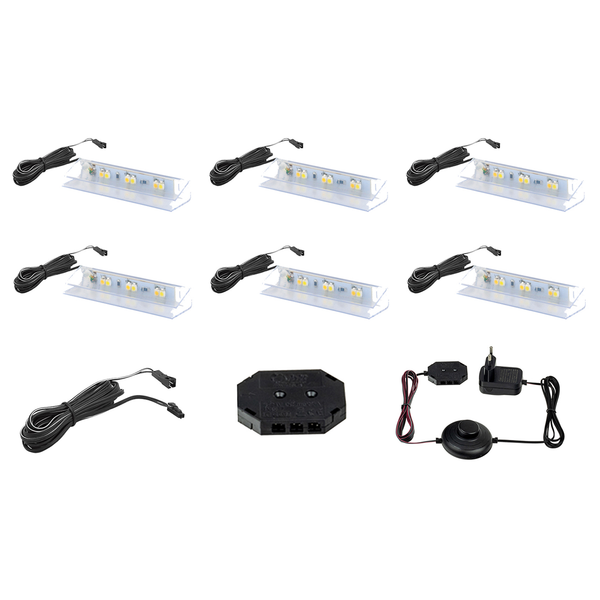 LED-Beleuchtung Vierzon - 6er Set