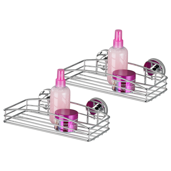 Wandablage Teyran (2er-Set) - Stahl - Silber