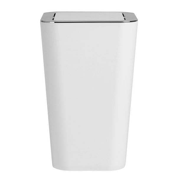 Schwingdeckeleimer Candy 6L (2er-Set) - Kunststoff - Weiß