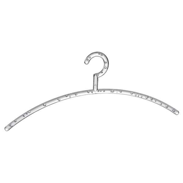 Garderobenbügel Bubble (15er-Set) - Polystyrol - Transparent