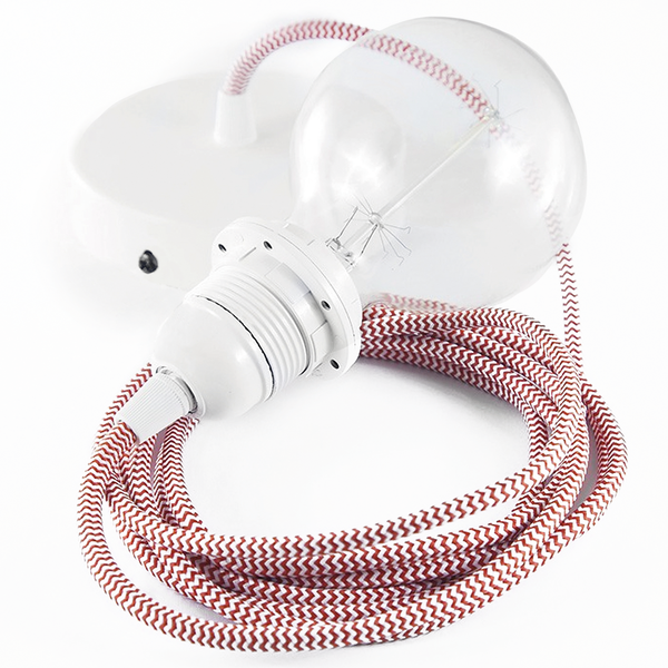 Fassung Parilly I - Polypropylen - 1-flammig - Rot