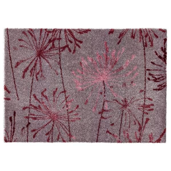 Fußmatte Manhattan I - Webstoff - Grau / Rosé - 67 x 100 cm