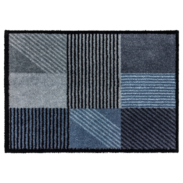 Fußmatte Manhattan II - Webstoff - Türkis - 67 x 100 cm