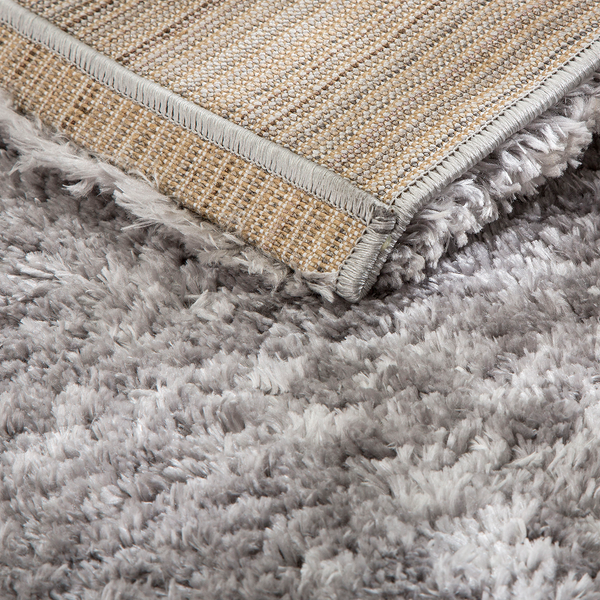 Teppich Heaven - Webstoff - Lichtgrau - 80 x 150 cm