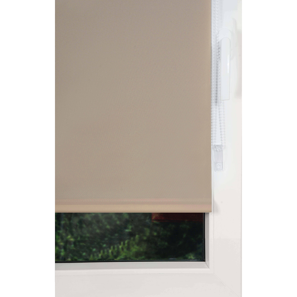 Klemmfix Thermo-Rollo Win Verdunkelnd - Polyester - Beige - 90 x 210 cm