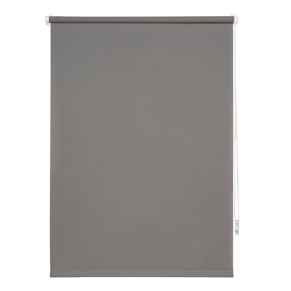 Klemmfix Thermo-Rollo Win Verdunkelnd - Polyester - Grau - 120 x 160 cm