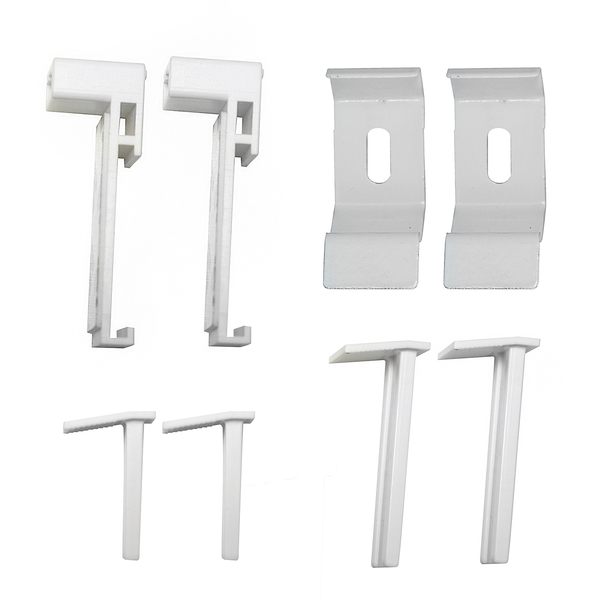 Klemmfix Doppelrollo just-triple - Polyester - Schwarz / Cappuccino - 60 x 160 cm