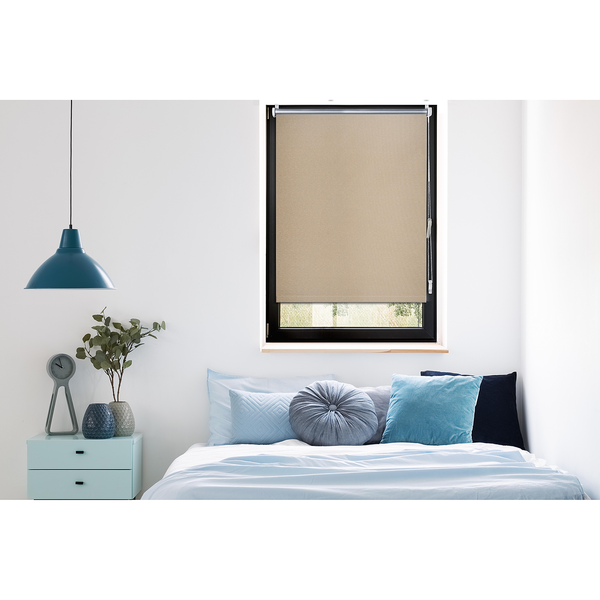 Designrollo Trend / Verdunkelung - Polyester - Beige - 100 x 150 cm