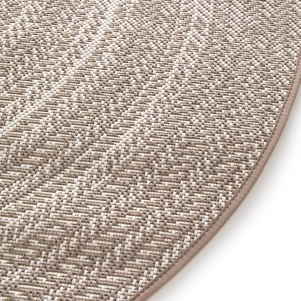 In-/Outdoorteppich Essenza VI - Polypropylen - Grau / Weiß