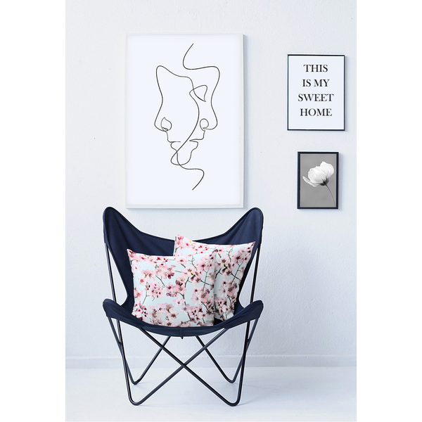 Kissenbezug 6450 - Mischgewebe - Hellblau - 49 x 49 cm