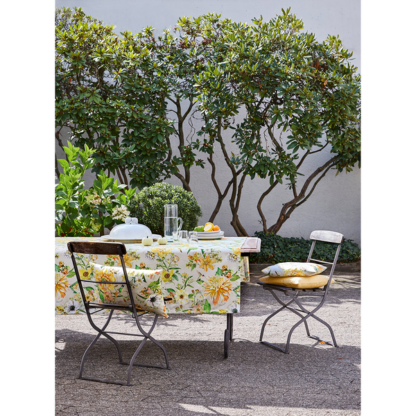 Tischdecke 7305 - Baumwollstoff - Gelb - 150 x 250 cm