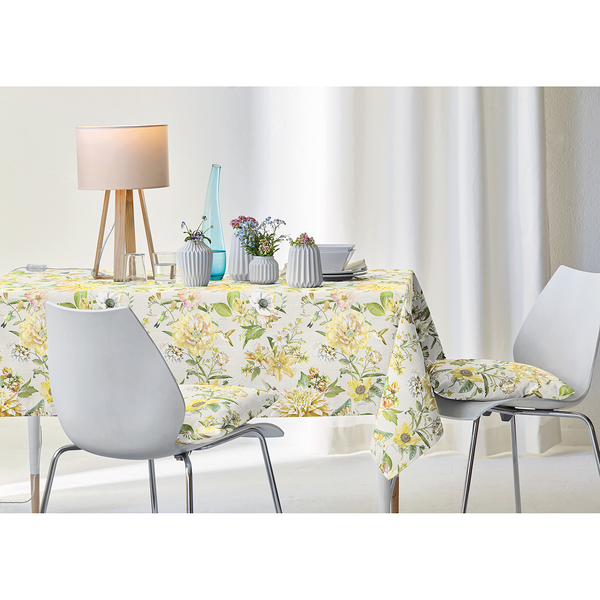 Tischdecke 7305 - Baumwollstoff - Gelb - 150 x 250 cm