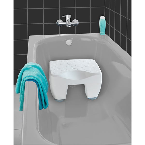 Badewannenhocker Secura - Kunststoff - Weiß