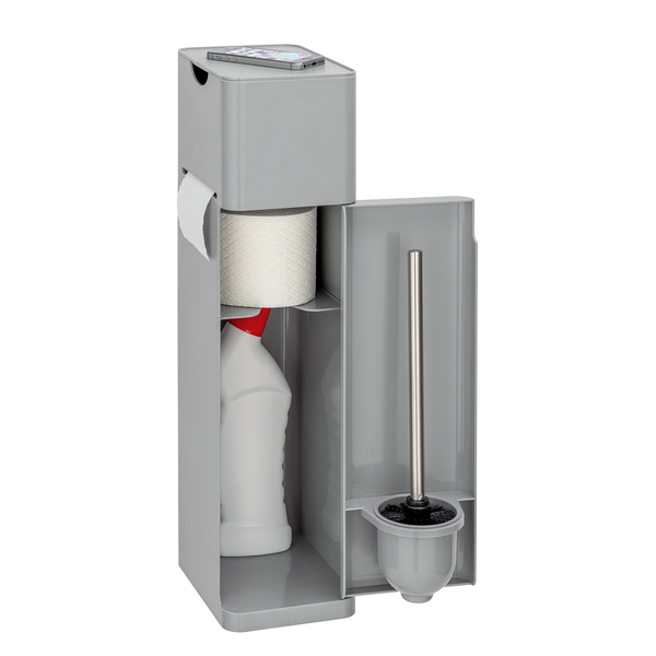 Stand WC-Garnitur Imon - Kunststoff - Grau