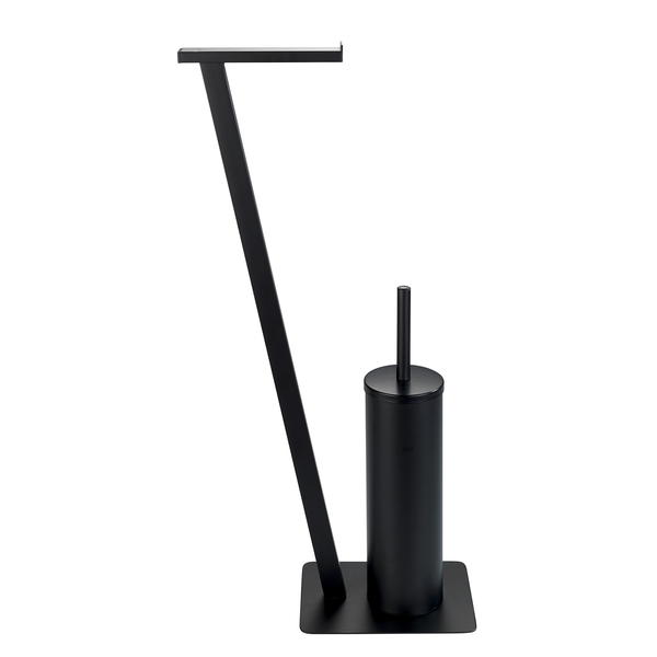 Stand WC-Garnitur Lirio - Metall - Schwarz