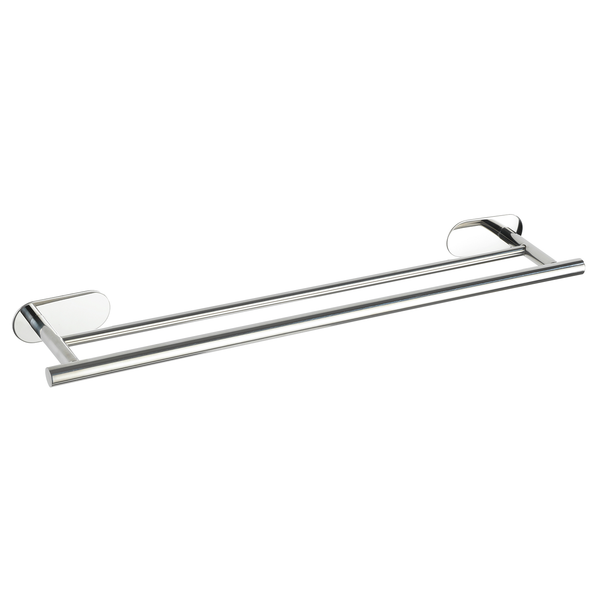 Badetuchstange Duo Orea Shine - Edelstahl - Silber