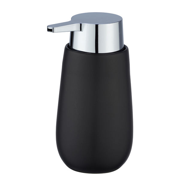 Bad-Accessoire-Set Badi (3-teilig) - Keramik - Schwarz