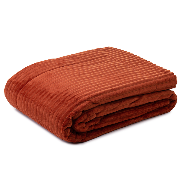 Wohndecke Cord - Polyester - Orange