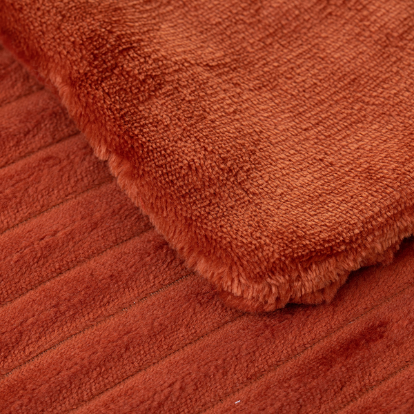 Wohndecke Cord - Polyester - Orange
