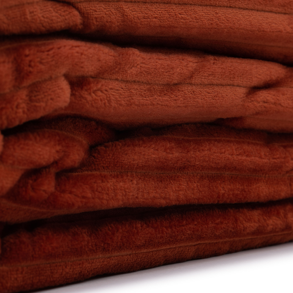 Wohndecke Cord - Polyester - Orange
