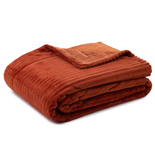 Wohndecke Cord - Polyester - Orange