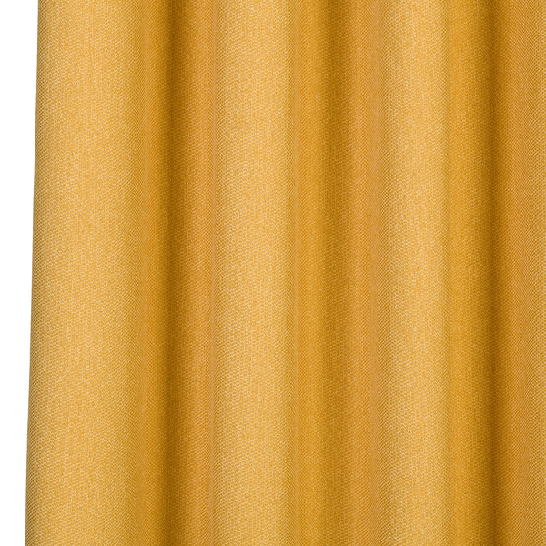 Ösenvorhang Fabricio - Polyester - Senfgelb