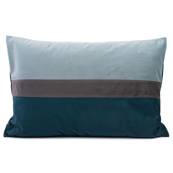 Kissenbezug Pino - Polyester - Petrol - 40 x 60 cm