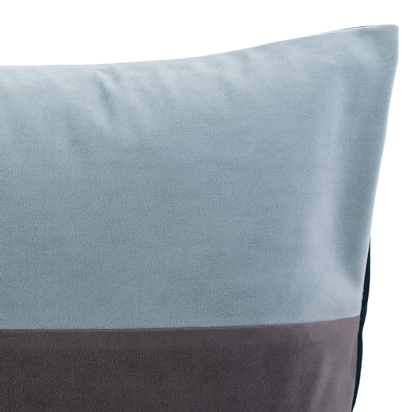 Kissenbezug Pino - Polyester - Petrol - 40 x 60 cm