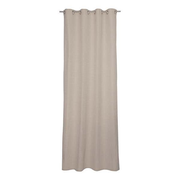 Ösenschal Square - Polyester - Beige