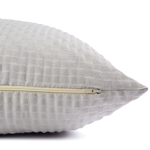 Kissenbezug Square - Polyester - Lichtgrau