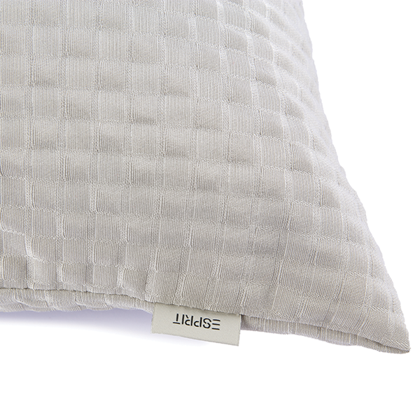 Kissenbezug Square - Polyester - Lichtgrau
