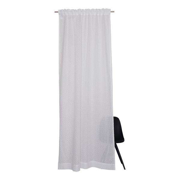Fertiggardine Scatter - Baumwolle - Weiß
