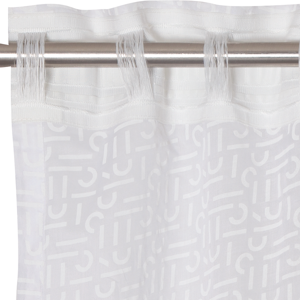 Fertiggardine Scatter - Baumwolle - Weiß