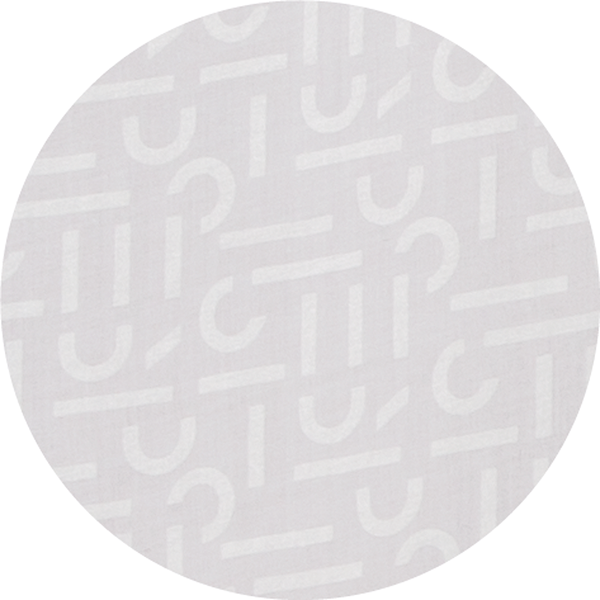 Fertiggardine Scatter - Baumwolle - Weiß