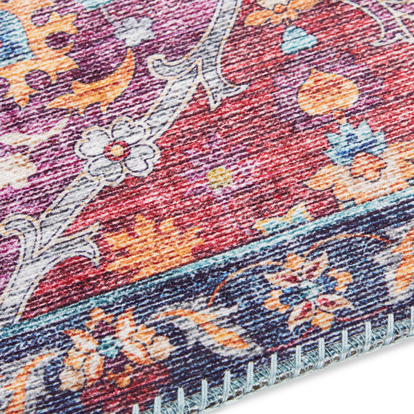 Läufer Kashmir Ghom - Webstoff - Multicolor