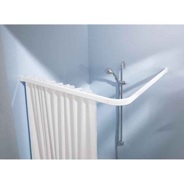 Winkelschiene Ludres - Aluminium - weiß
