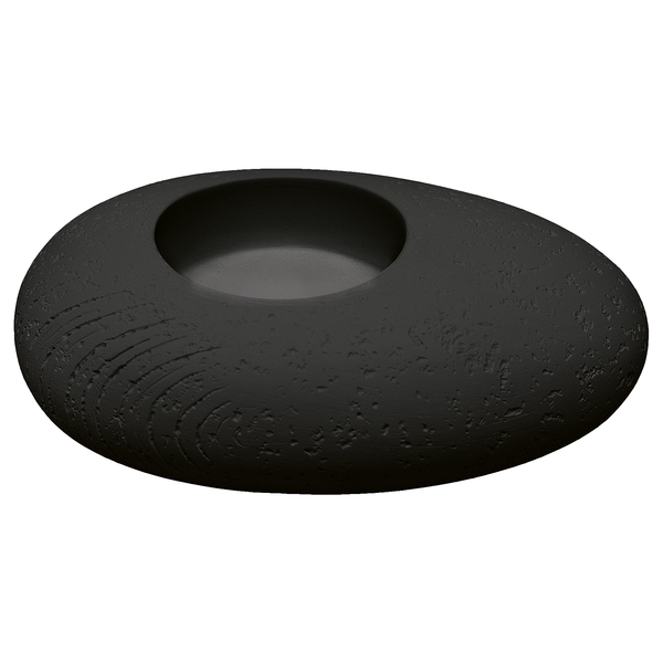 Kerzenhalter Candle - Polyresin - Schwarz
