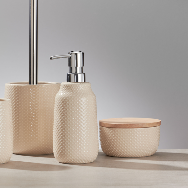 Wattedose Dotty - Steinzeug - Beige