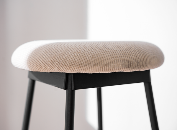 Barhocker Pirmil - Cordstoff Lyana: Beige