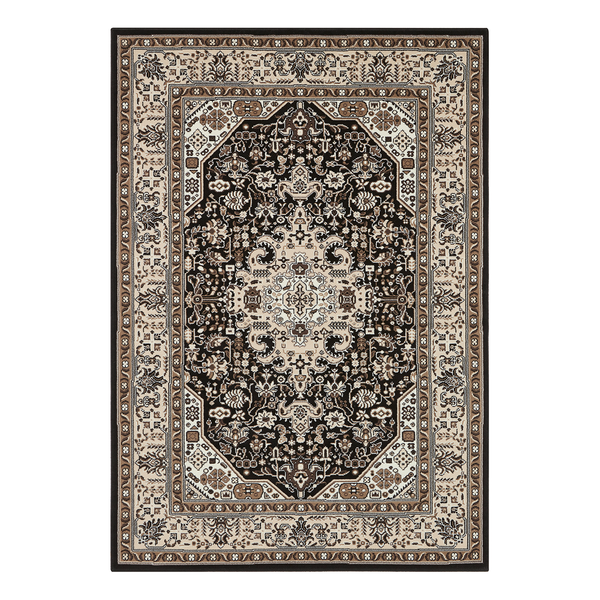 Kurzflorteppich Skazar Isfahan - Polypropylen - Braun - 80 x 150 cm