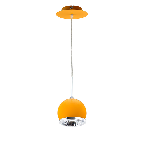 LED-Pendelleuchte Ball I - Stahl - 1-flammig - Gelb