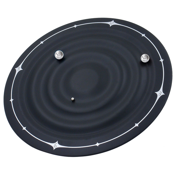 Wanduhr WT 7350 Galaxy Clock - Kunststoff - Schwarz