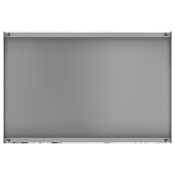 Magnettafel Sanfte Gräser - Stahl / Vinyl-Spezialfolie - Beige - 90 x 60 cm