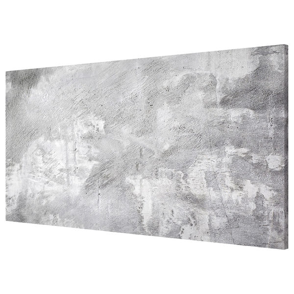Magnettafel Industrie look Betonoptik - Stahl / Vinyl-Spezialfolie - Grau - 78 x 37 cm